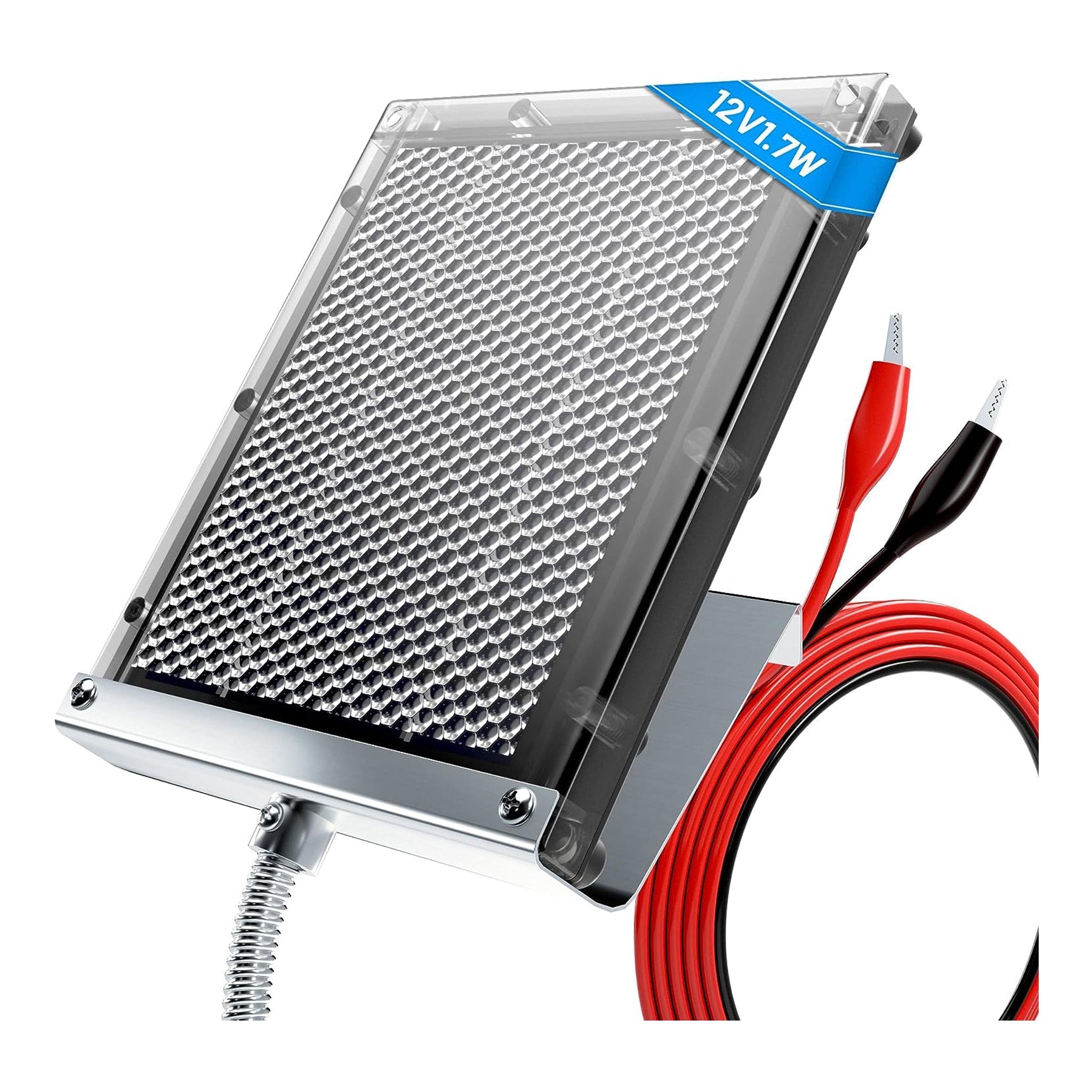 Altex Preferred MFG 12V 1.7W Waterproof Solar Panel Battery Charger with Mounting Bracket