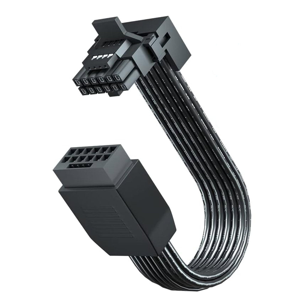 Altex Preferred MFG 12VHPWR-RA PCI-e 5.0 12VHPWR 16 Pin Right Angle Adapter Female to Male Extension Cable