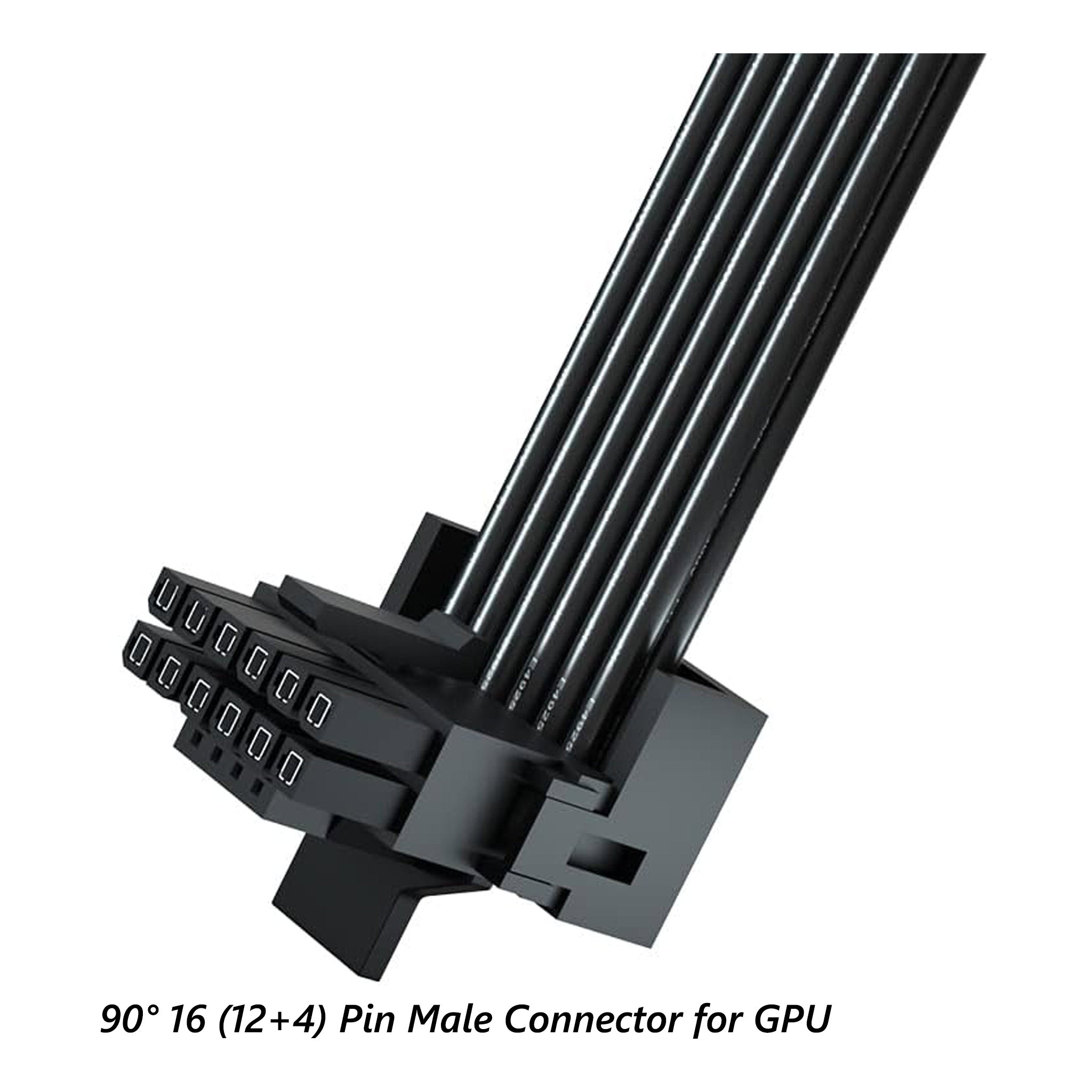 Altex Preferred MFG 12VHPWR-RA PCI-e 5.0 12VHPWR 16 Pin Right Angle Adapter Female to Male Extension Cable