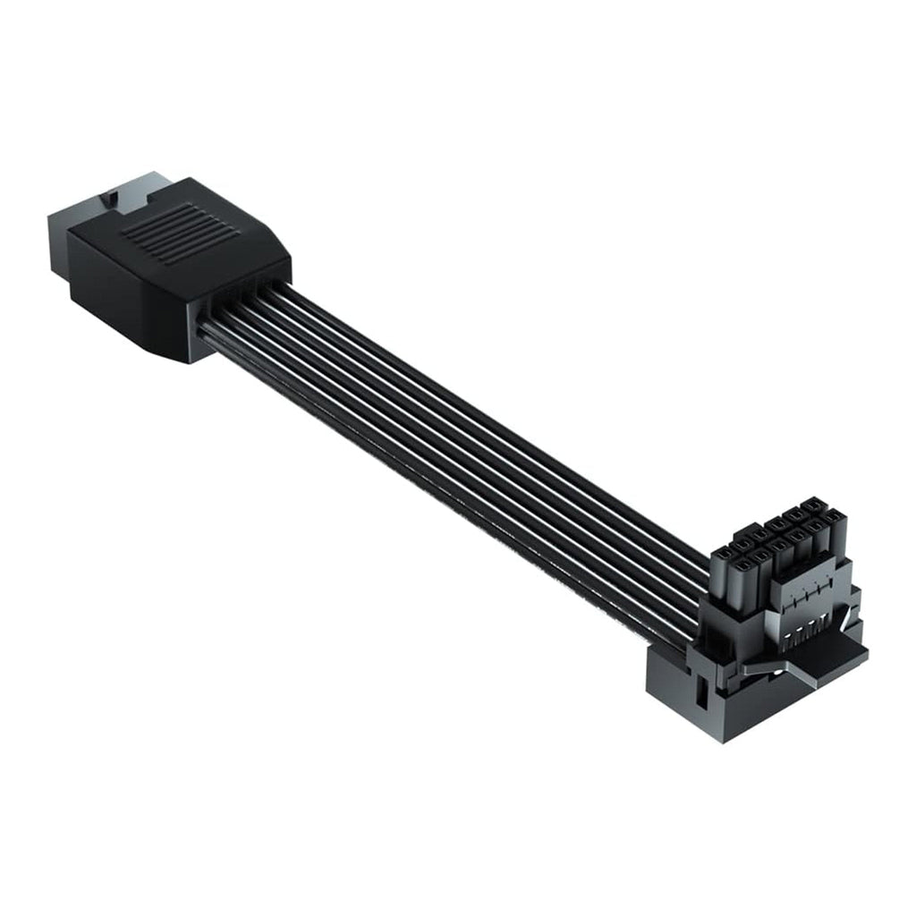 Altex Preferred MFG 12VHPWR-RA PCI-e 5.0 12VHPWR 16 Pin Right Angle Adapter Female to Male Extension Cable