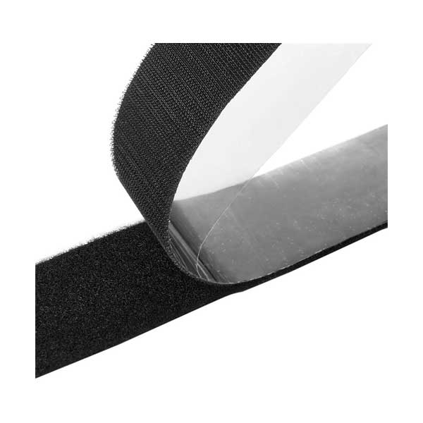 Altex Preferred MFG 2-Inch 5-Yards Heavy Duty Adhesive Hook and Loop Tape - Black