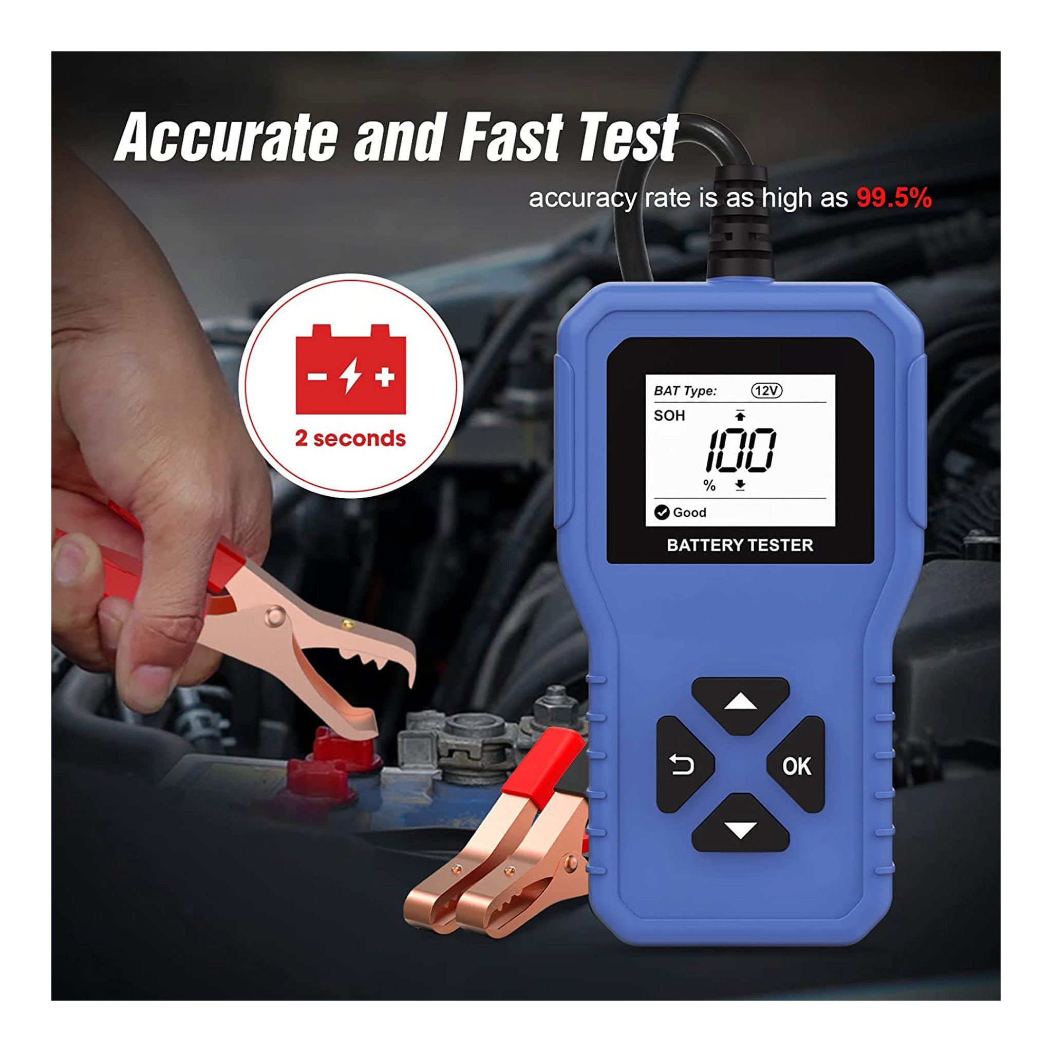 Altex Preferred MFG 3-in-1 6V/12V/24V Digital Battery Tester Analyzer