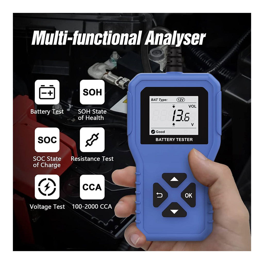 Altex Preferred MFG 3-in-1 6V/12V/24V Digital Battery Tester Analyzer