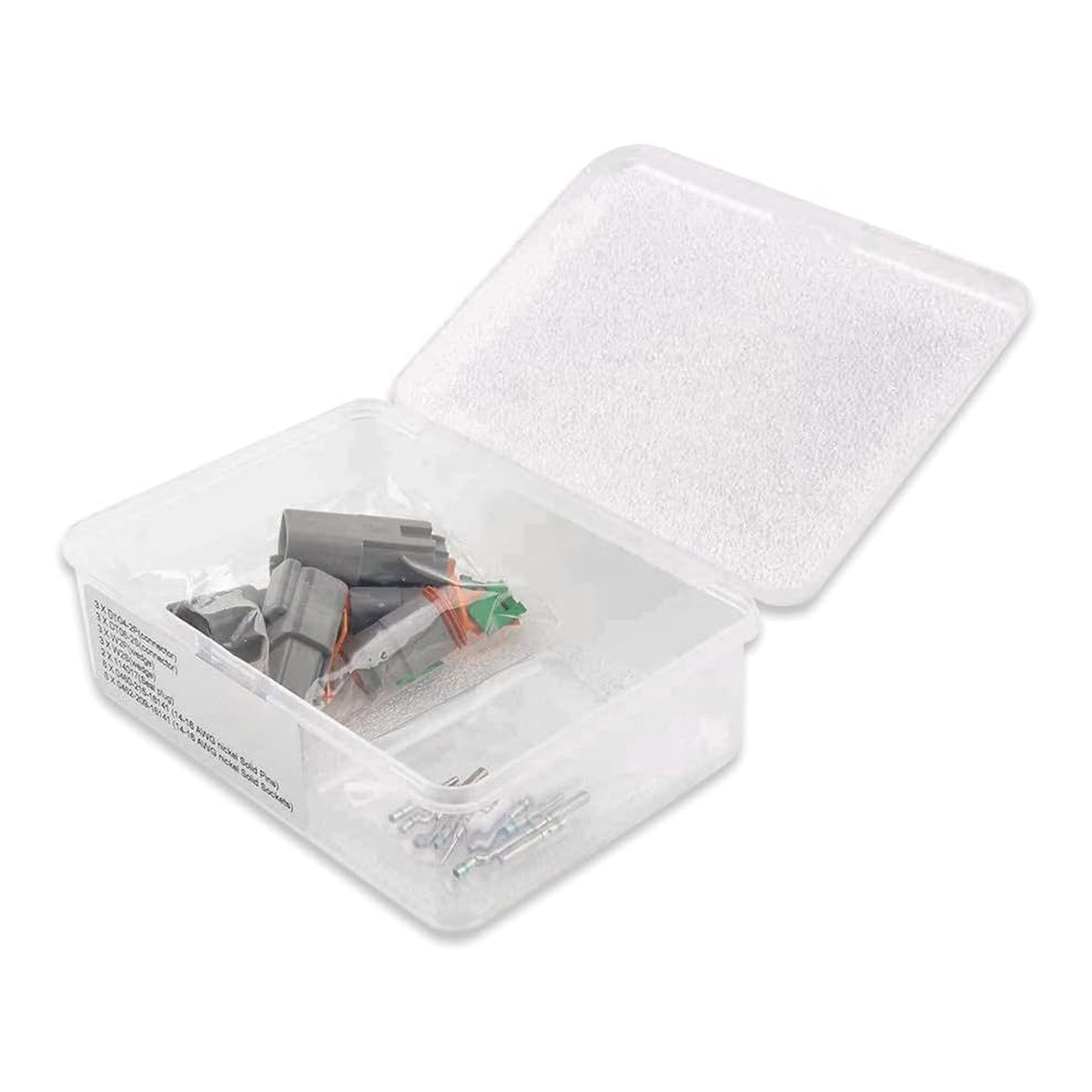 Altex Preferred MFG 3-Set 2-Pin 14-20AWG DT Connector Kit with Deutsch Solid Contacts and Sealing Plugs