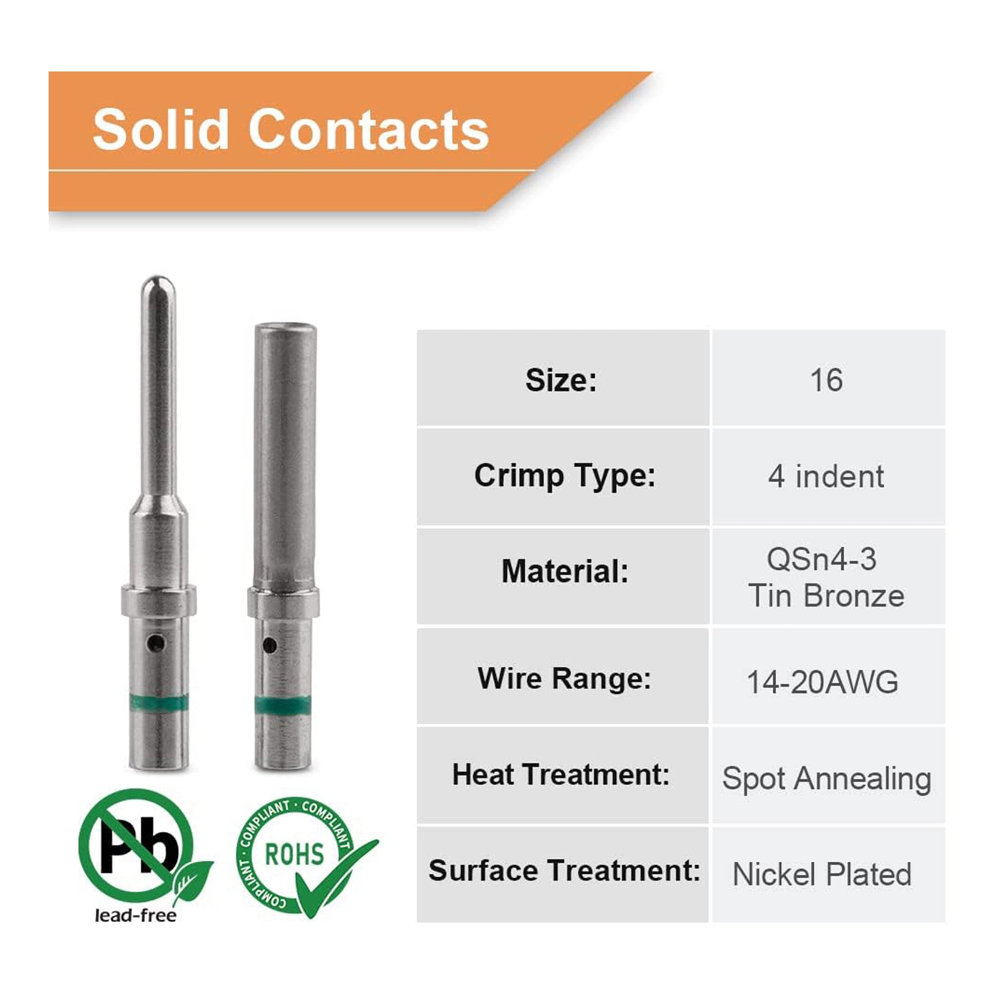 Altex Preferred MFG 3-Set 2-Pin 14-20AWG DT Connector Kit with Deutsch Solid Contacts and Sealing Plugs