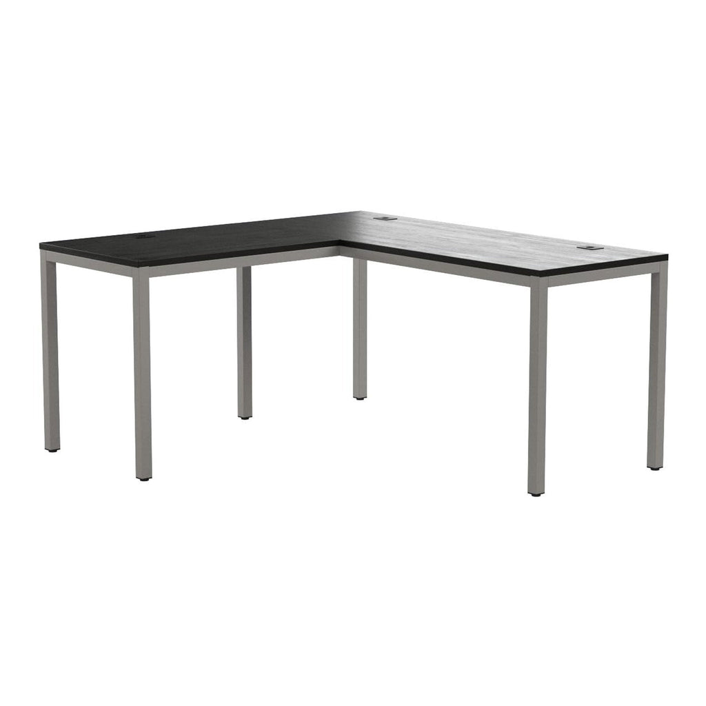 Altex Preferred MFG 55" x 60" L-Shaped Corner Desk for Home or Office - Dark Brown