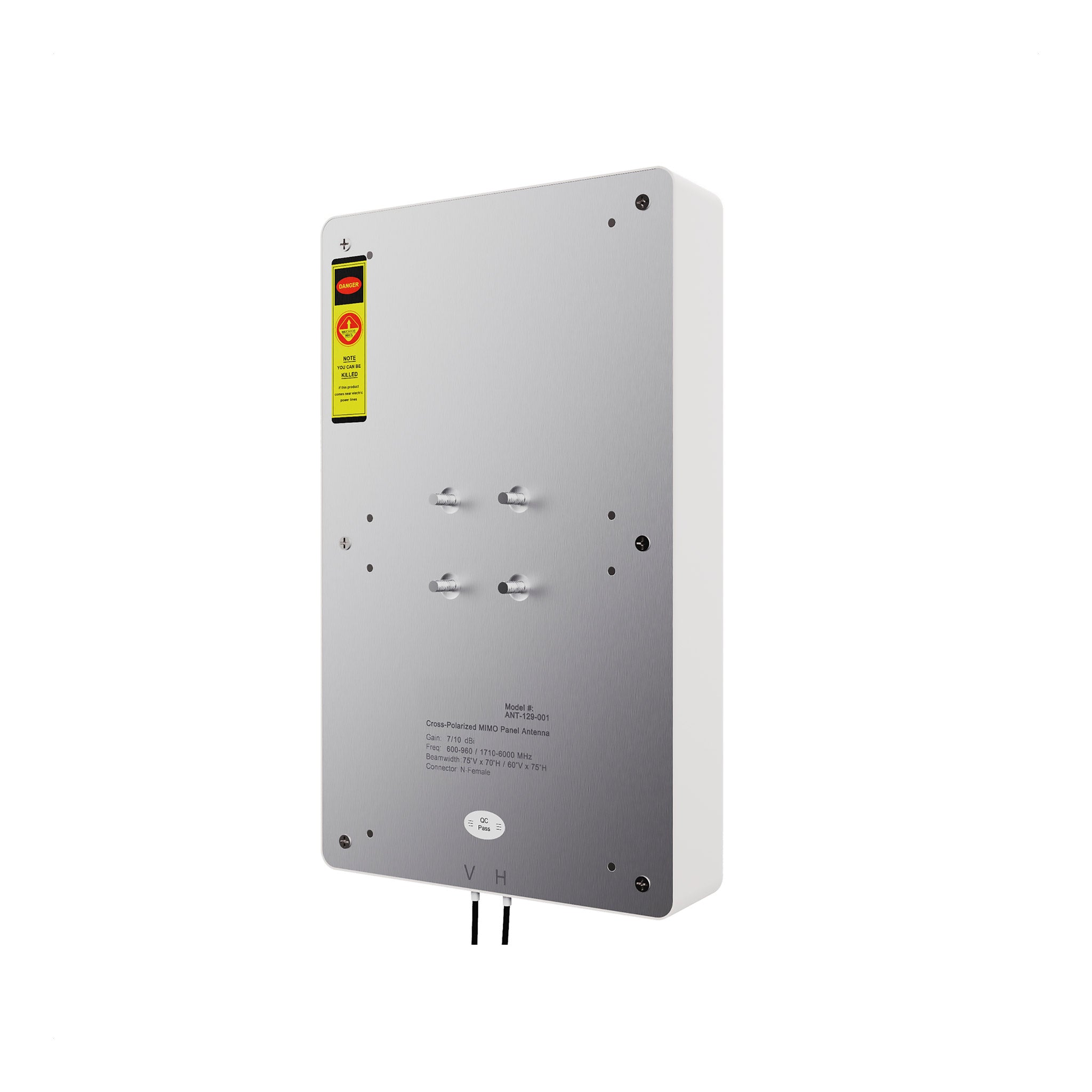 Altex Preferred MFG ANT-129-001 4G/LTE/5G Cross-Polarized (MIMO) 7-10 dBi High-Gain Fixed-Mount Outdoor Directional Panel Antenna