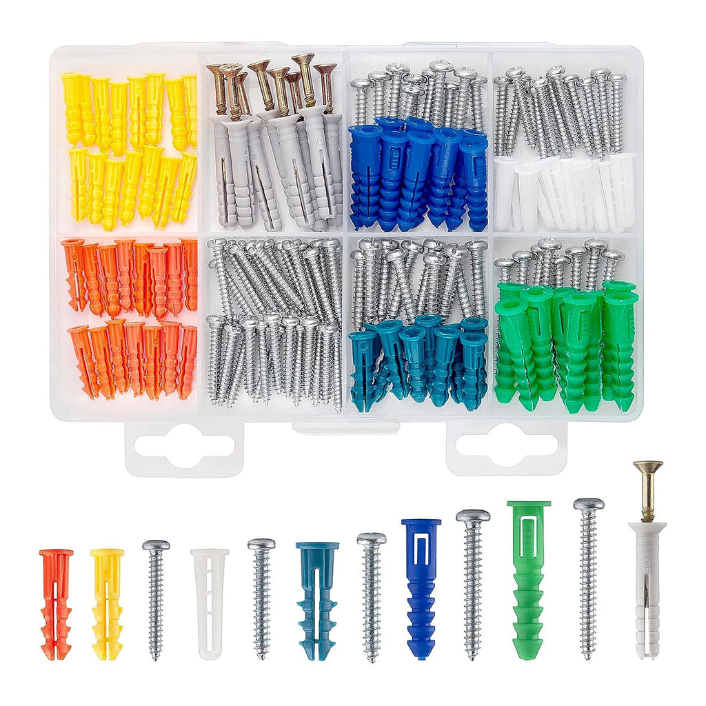 Altex Preferred MFG CO039 144-Piece Drywall Anchor Kit with Screws