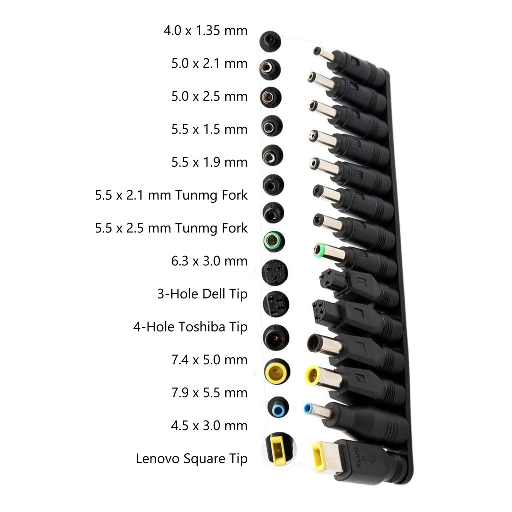 Altex Preferred MFG DCPLUGKIT-34 34-Piece Universal DC Connectors Plug Kit DC Power Adapter Connector - 5.5 x 2.1mm Female Base