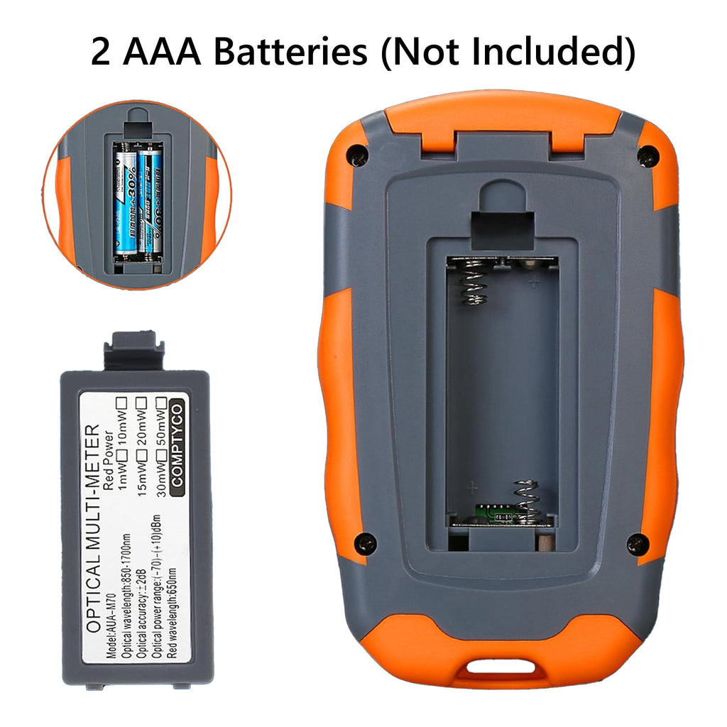 Altex Preferred MFG Fiber Optic Power Meter FC/SC/ST Universal Interface Built-in 10mW Visual Fault Locator (OPM & VFL) with 1pc FC to LC Adapter - FTVFL-10