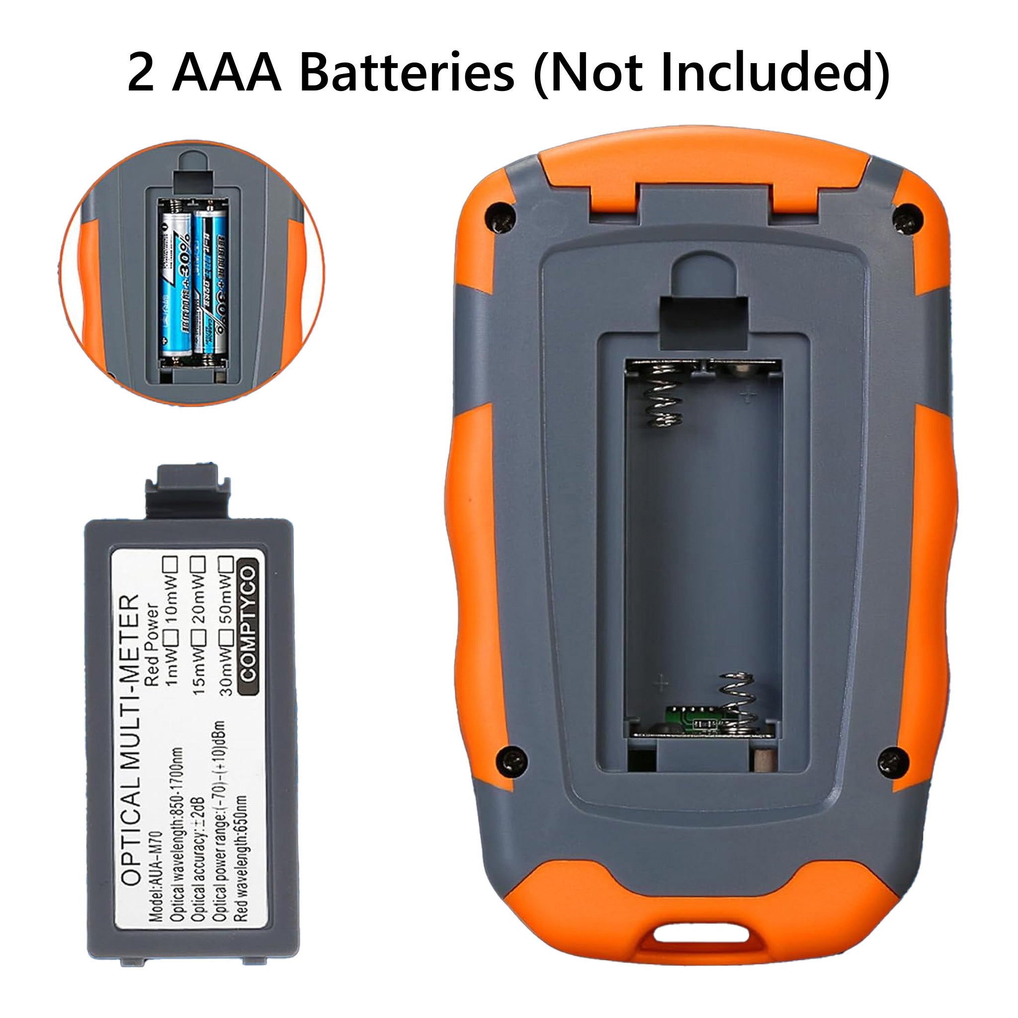 Altex Preferred MFG Fiber Optic Power Meter FC/SC/ST Universal Interface Built-in 10mW Visual Fault Locator (OPM & VFL) with 1pc FC to LC Adapter - FTVFL-10