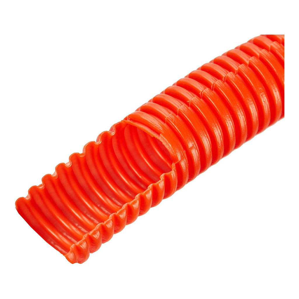 Altex Preferred MFG Corrugated Orange Wire Loom Tubing - 1" I.D. / 100' Roll