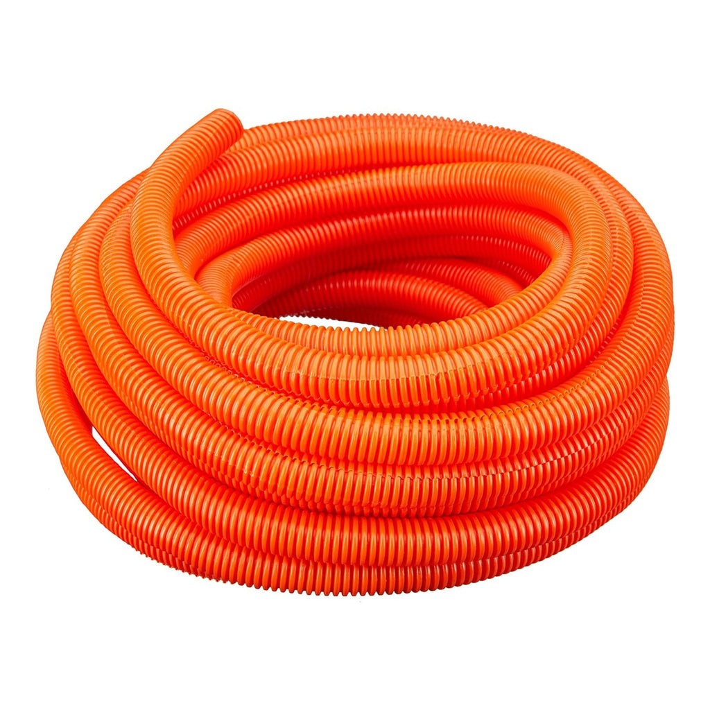 Altex Preferred MFG Corrugated Orange Wire Loom Tubing - 1" I.D. / 100' Roll
