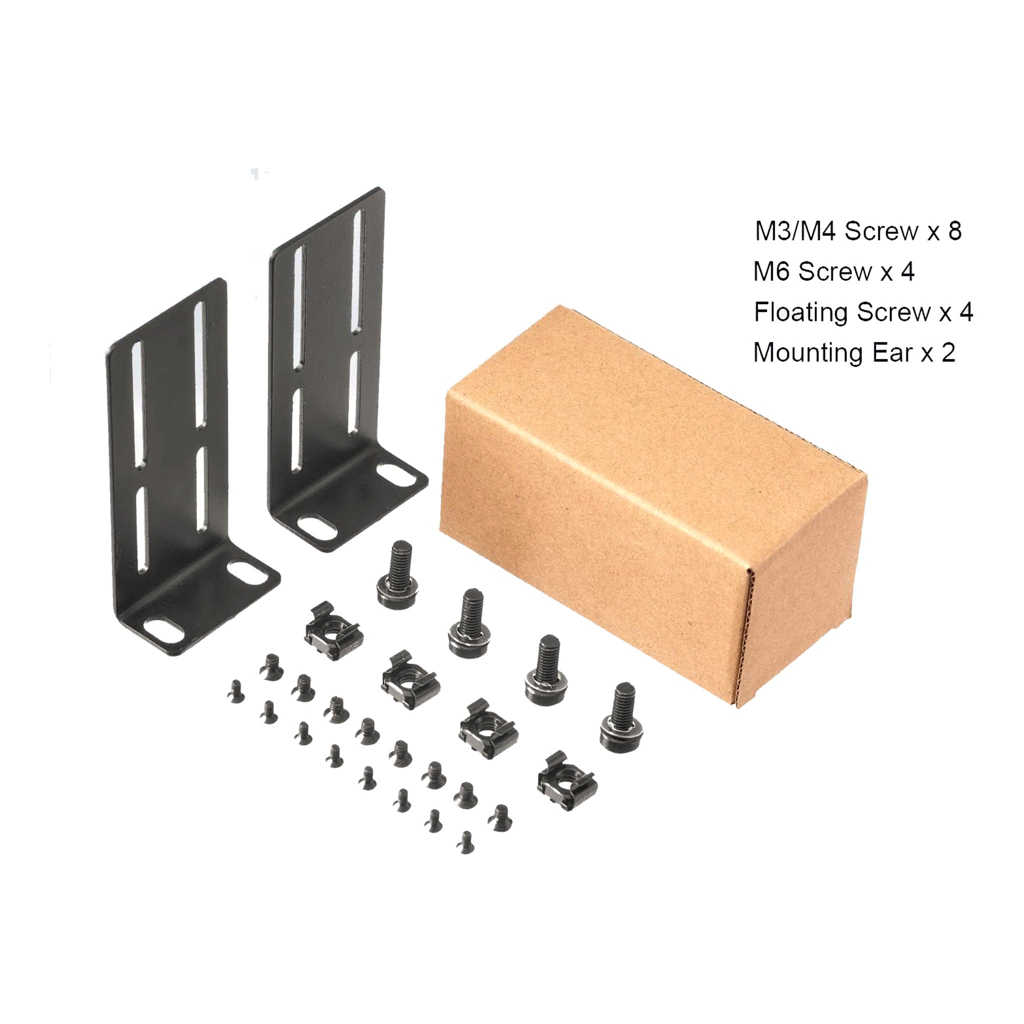 Altex Preferred MFG RM-KIT-SWITCH 19" Universal Adjustable Rack Ears Rack Mount Kit
