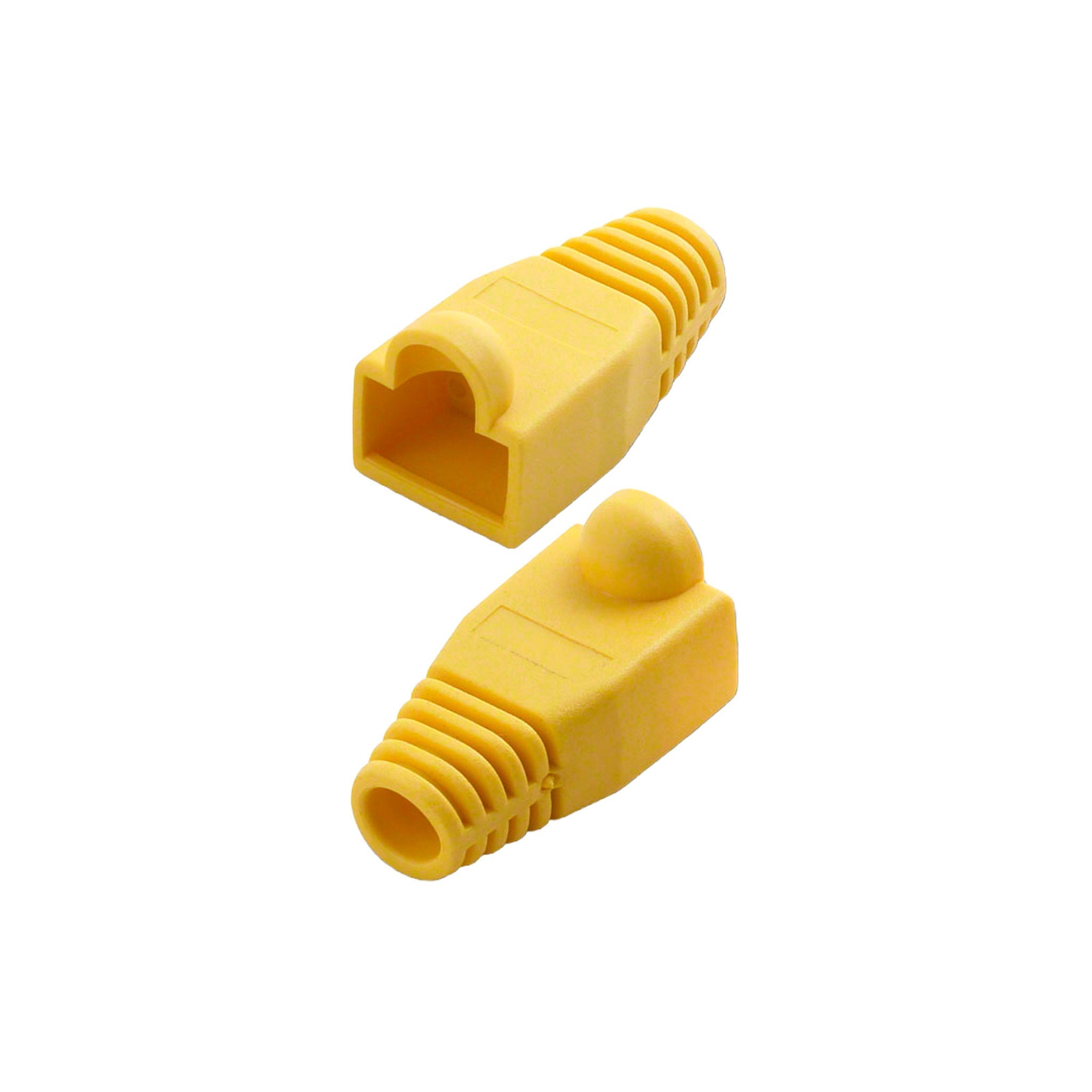 Altex Preferred MFG Yellow PVC Boot for CAT/RJ45 Mod Plugs - 6.0mm