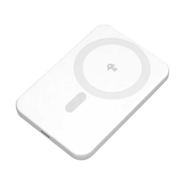 Aluratek 5000mAh Wireless Qi2 MagSafe Compatible Power Bank (AQ2PB5KF)
