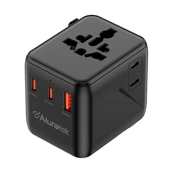 Aluratek Universal 20W Travel Adapter (ATCP20F)
