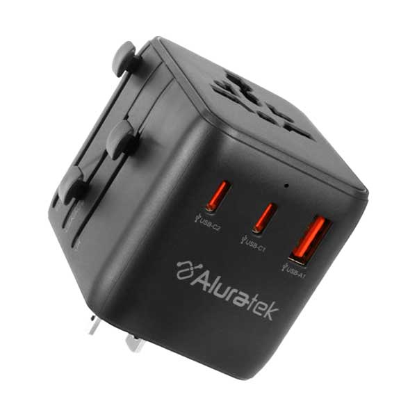 Aluratek Universal 20W Travel Adapter (ATCP20F)