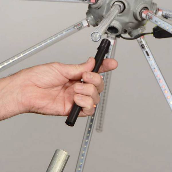 Animated Starburst Support Pole