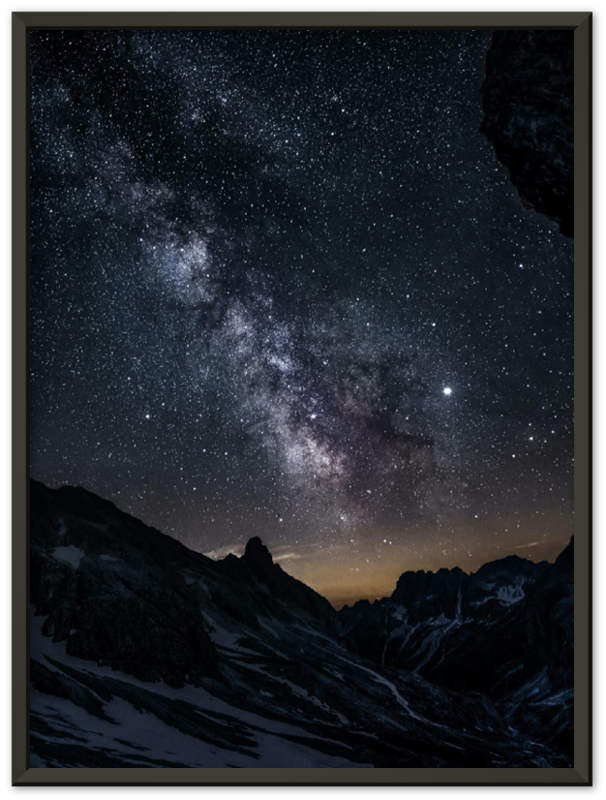 Astro Mountains - Print