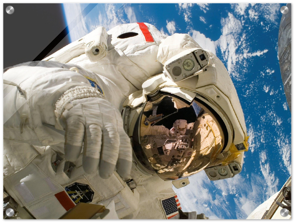 Astronaut Floating - Print