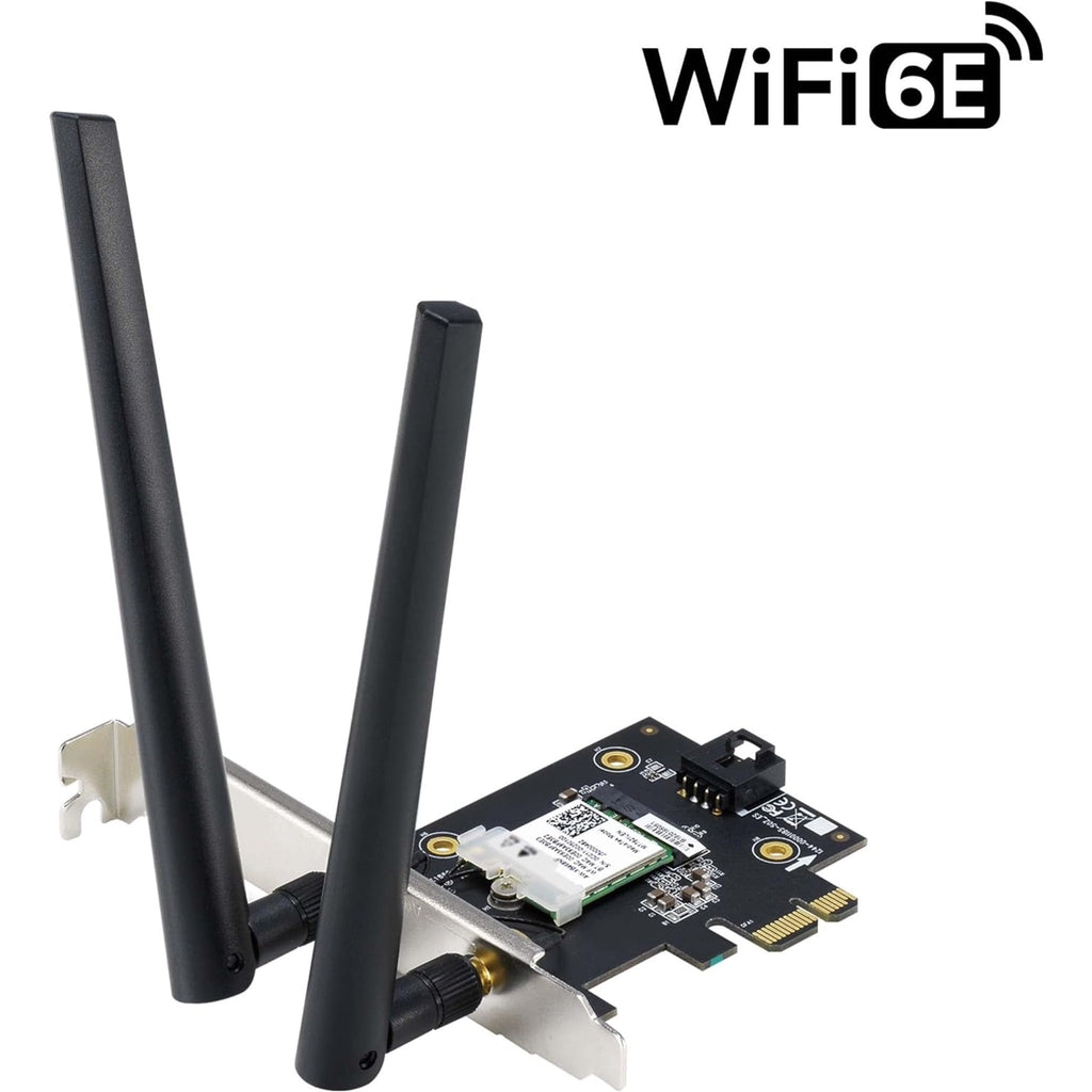 Asus PCE-AXE5400 IEEE 802.11ax Bluetooth 5.2 Tri Band Wi-Fi/Bluetooth Combo Adapter for Computer
