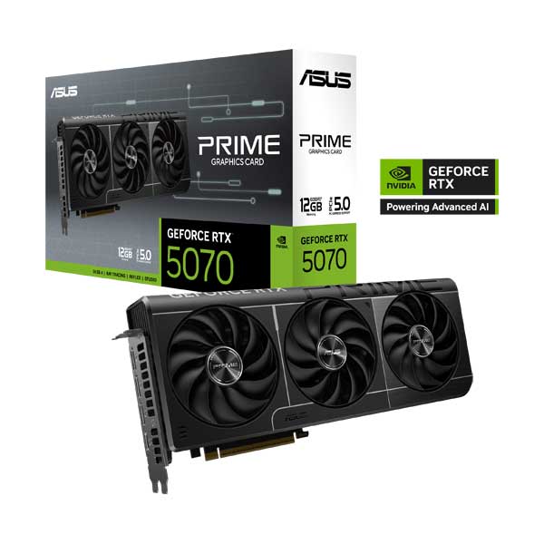 ASUS PRIME GeForce RTX 5070 12GB Graphics Card (PRIME-RTX5070-O12G)