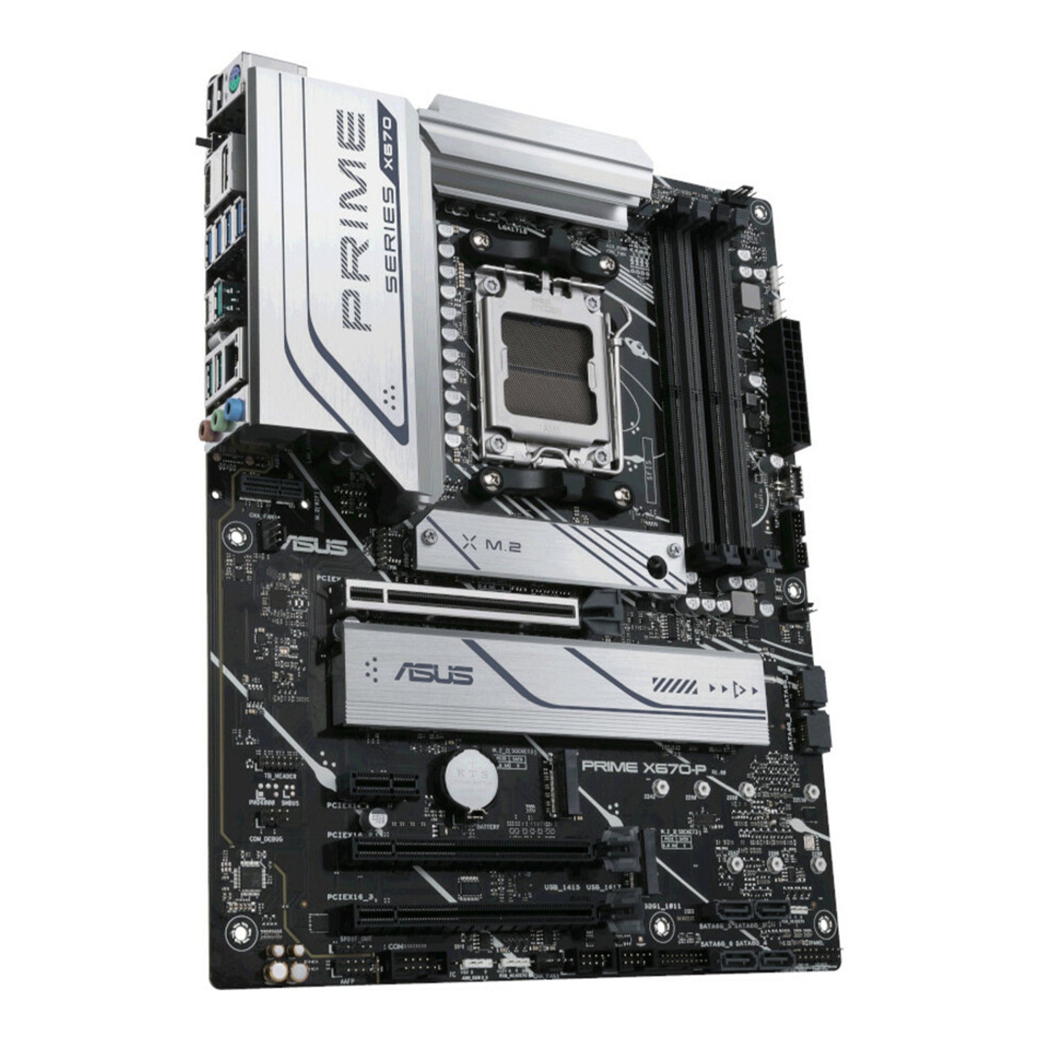 ASUS Prime X670-P ATX Desktop Motherboard - AMD X670 Chipset - AM5 Socket