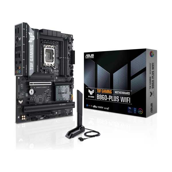 ASUS TUF GAMING B860-PLUS WIFI ATX Gaming Desktop Motherboard - LGA1851