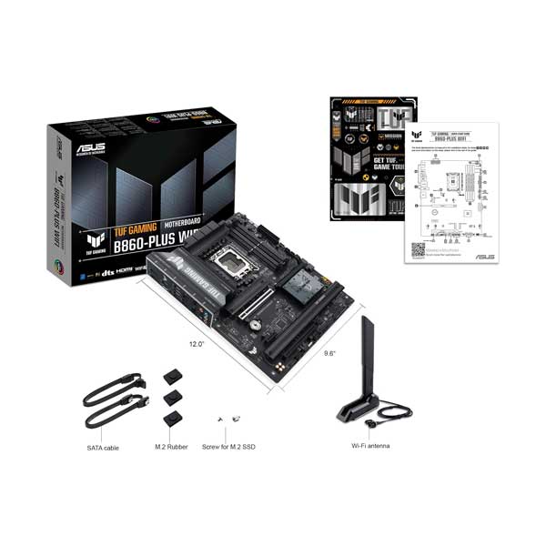 ASUS TUF GAMING B860-PLUS WIFI ATX Gaming Desktop Motherboard - LGA1851