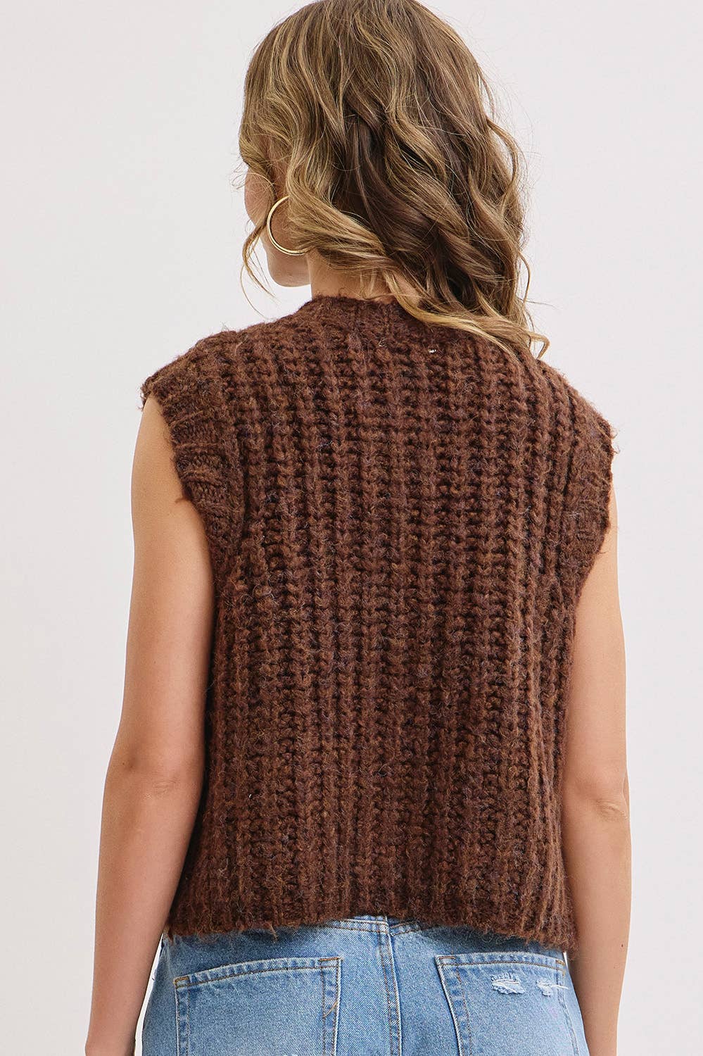 Chunk Knit Sweater Vest