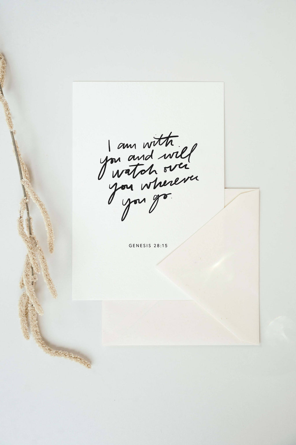 I Am With You Sympathy Card