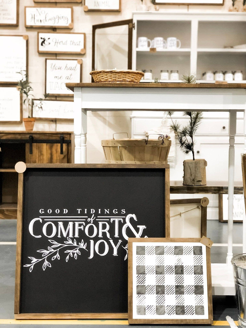 Good Tidings of Comfort and Joy Sign