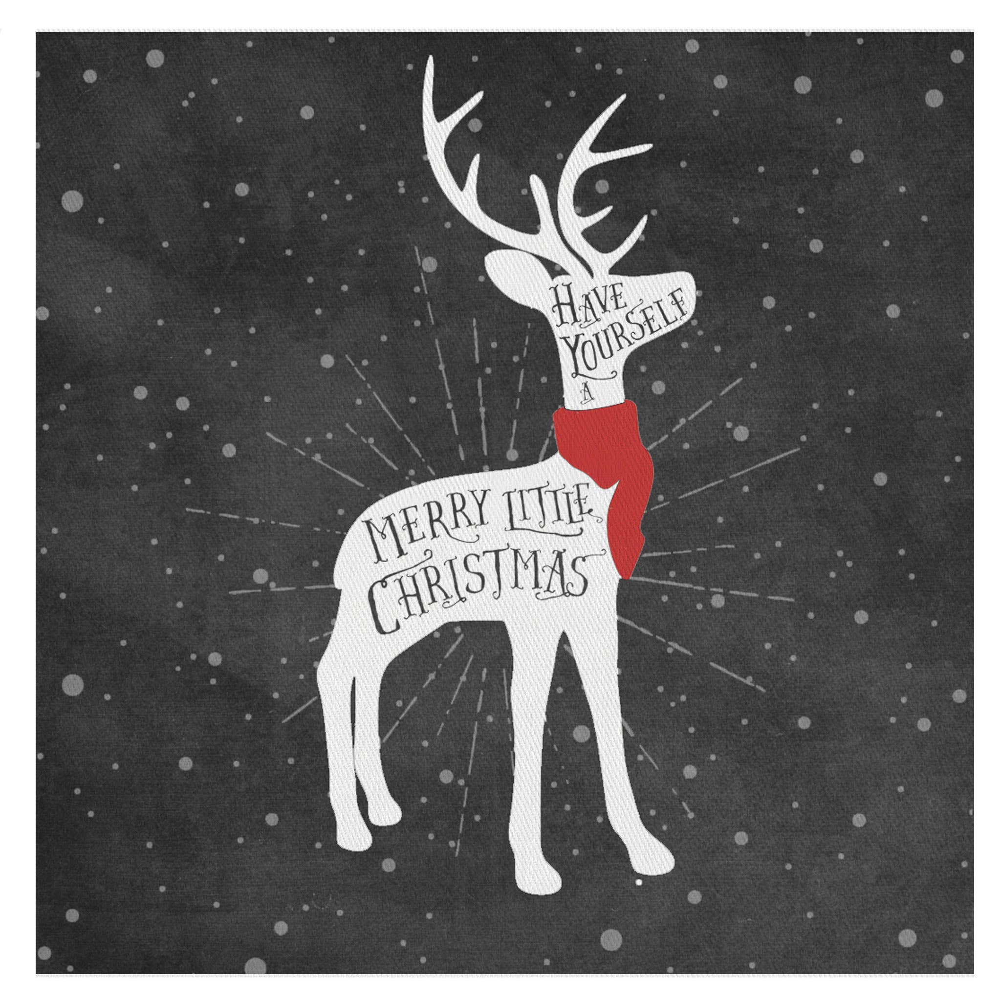 Merry Little Christmas Mini Canvas