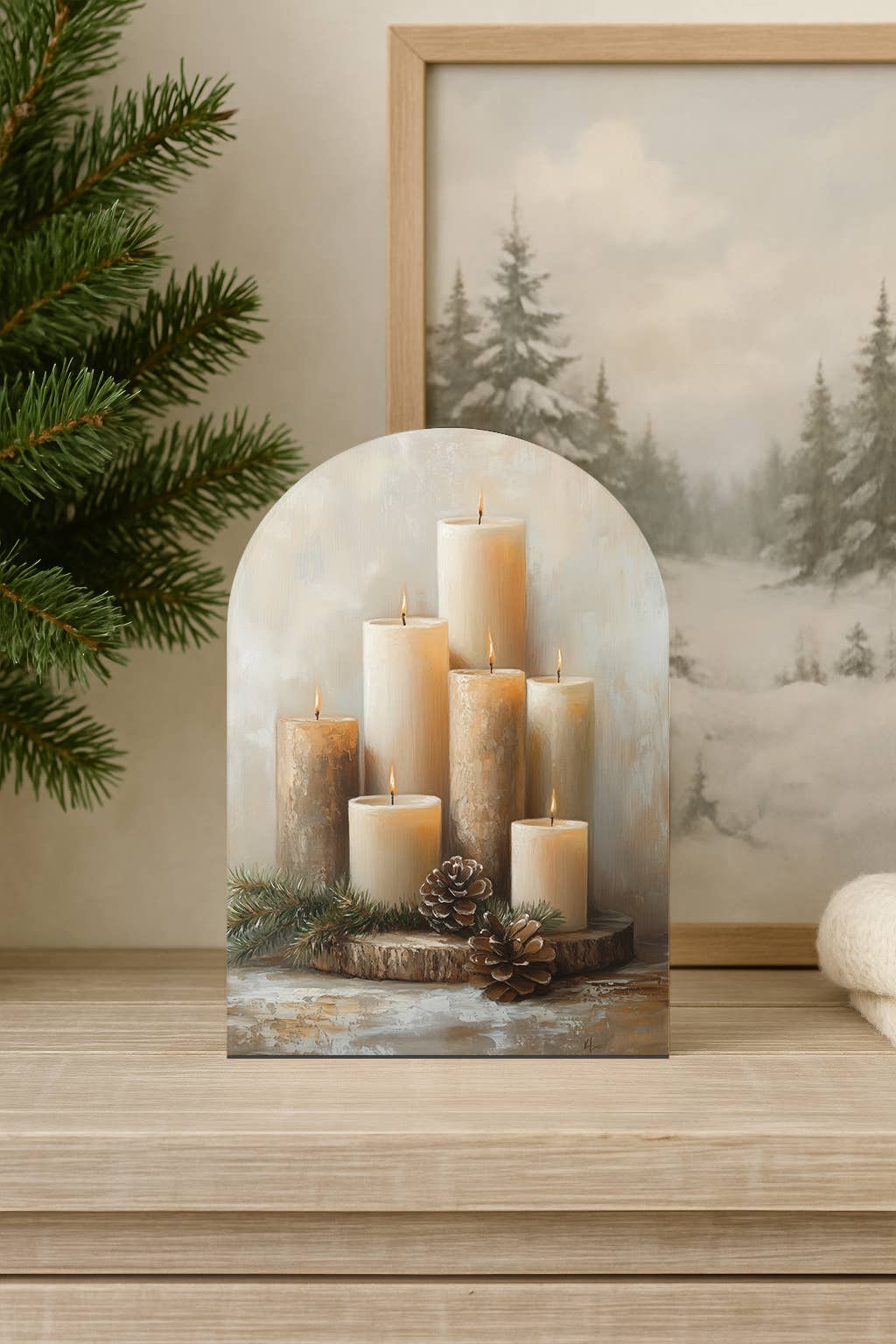 Christmas Candle Arch