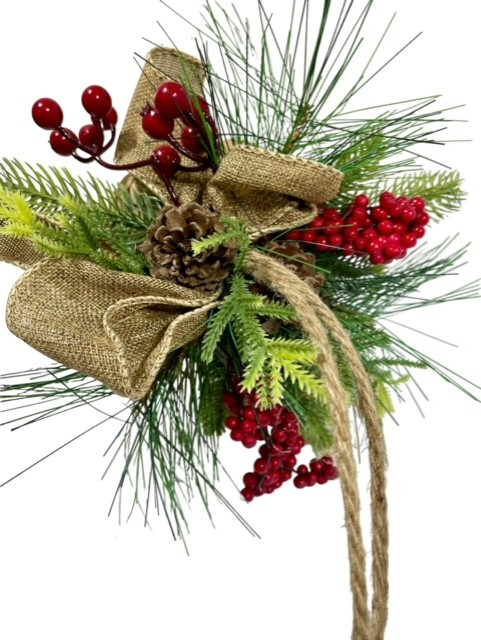 Wood Decorated Ornament - Bundle of 4