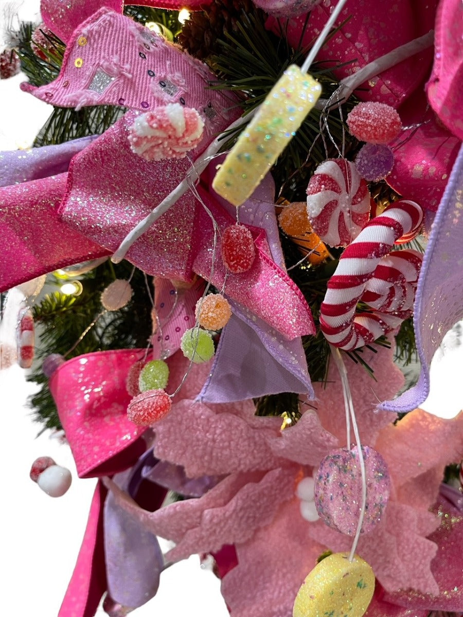 32" Custom Decorated Candy Wreath