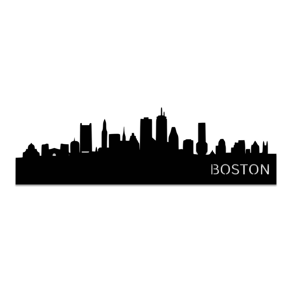 Boston Skyline - Metal Wall Art