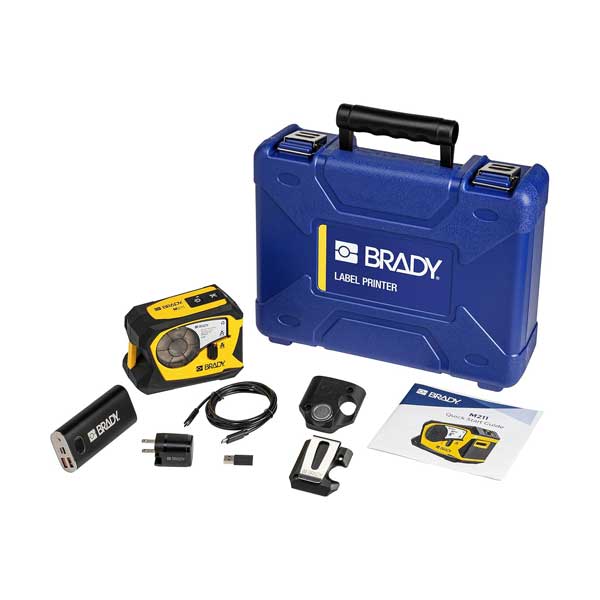 Brady M211 Portable Bluetooth Label Printer with Accessory Kit (M211-KIT)