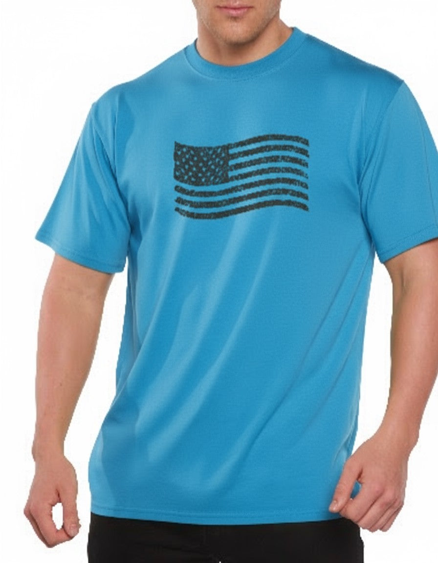 American Flag Men's  Short Sleeve Graphic T-Shirt