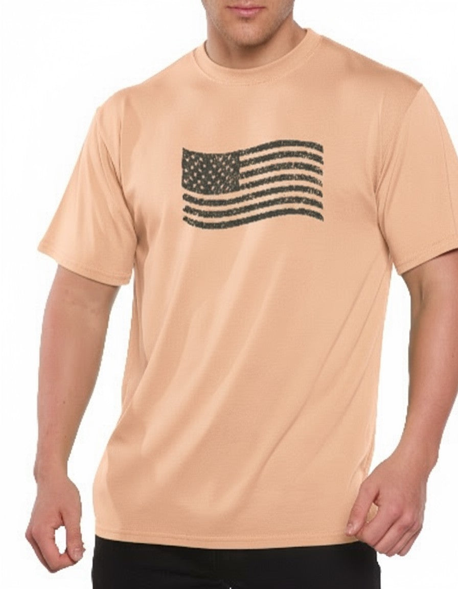 American Flag Men's  Short Sleeve Graphic T-Shirt