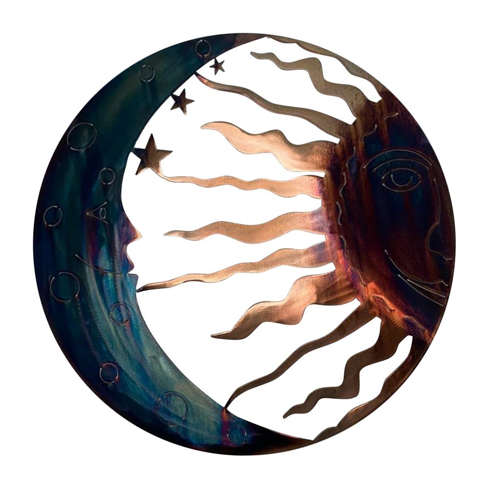 Sun Moon Metal Wall Art