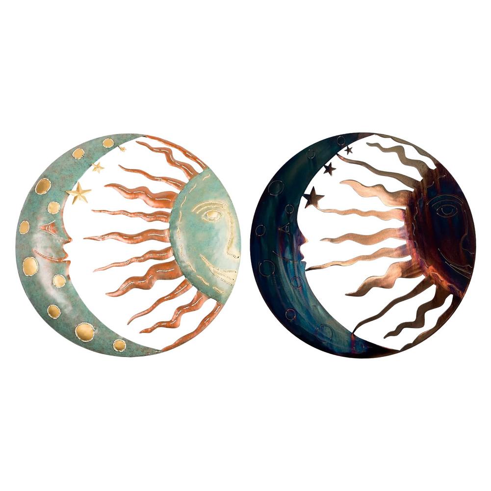Sun Moon Metal Wall Art