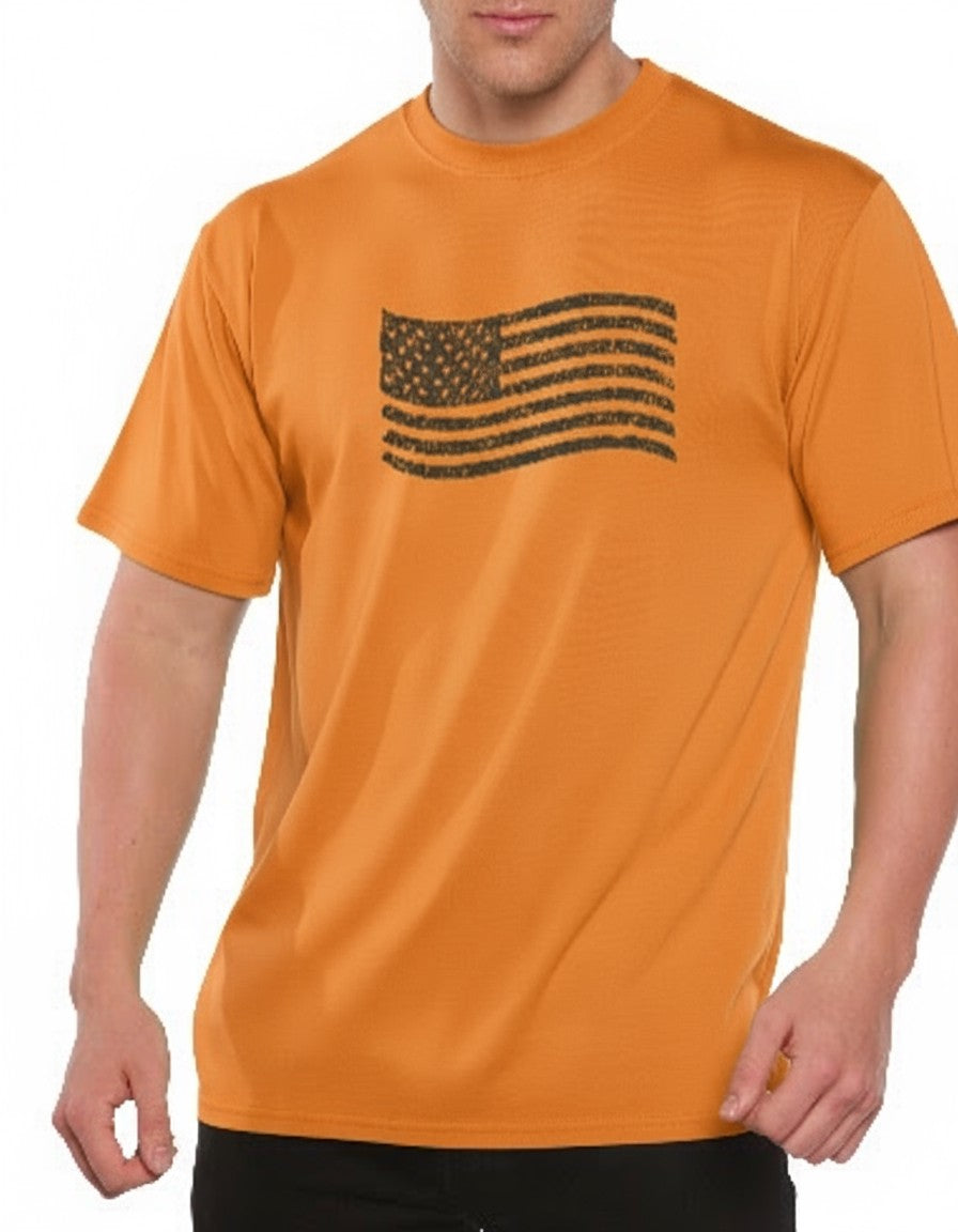 American Flag Men's  Short Sleeve Graphic T-Shirt