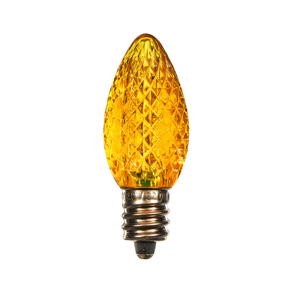 LED C7 Bulb - Faceted
