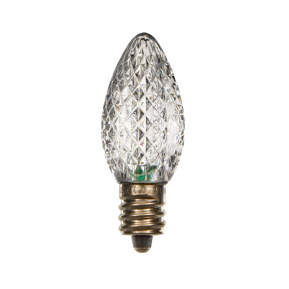 LED C7 Bulb - Faceted