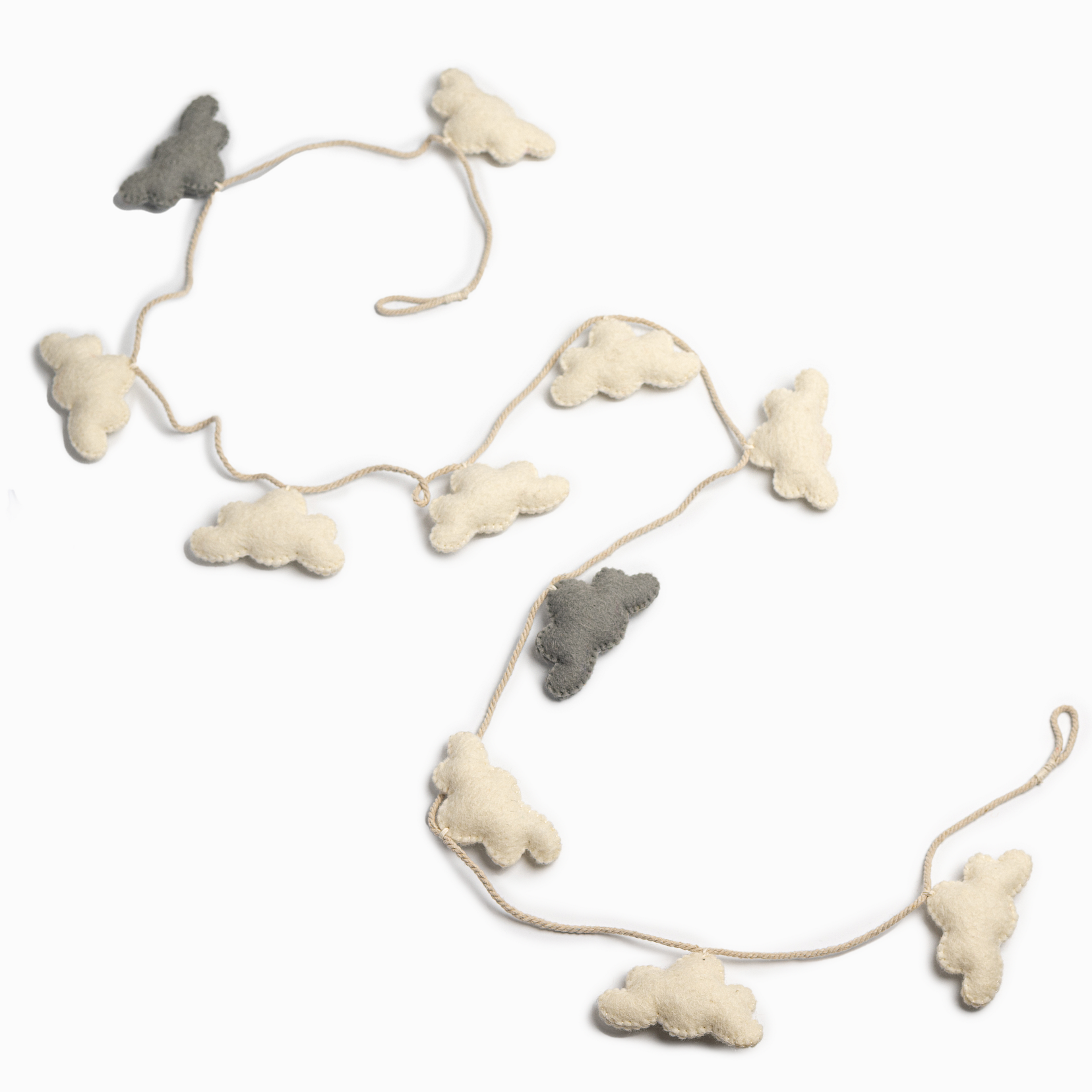 Felt Cloud Garland