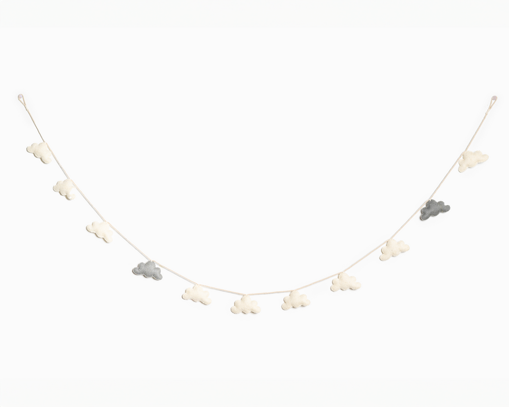 Felt Cloud Garland