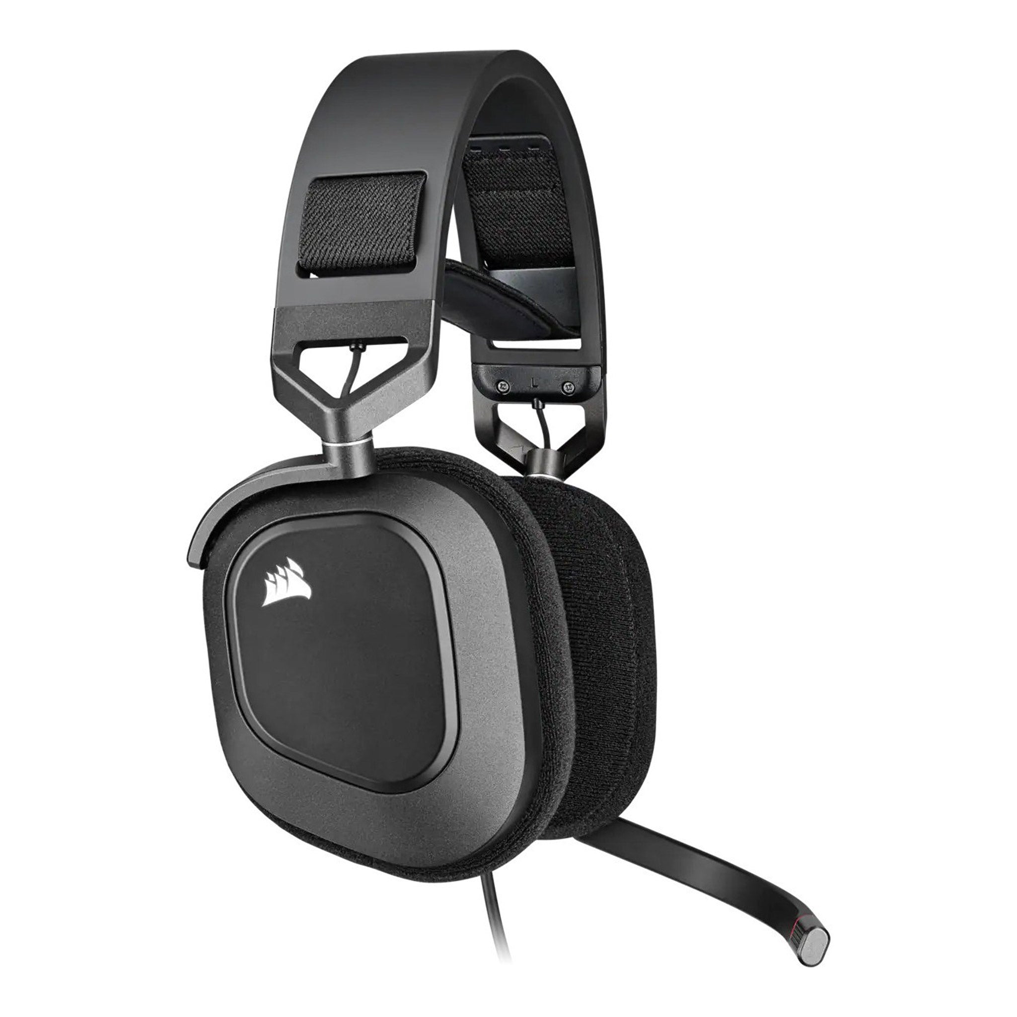 Corsair CA-9011237-NA HS80 RGB USB Wired 7.1 Gaming Headset - Carbon Black