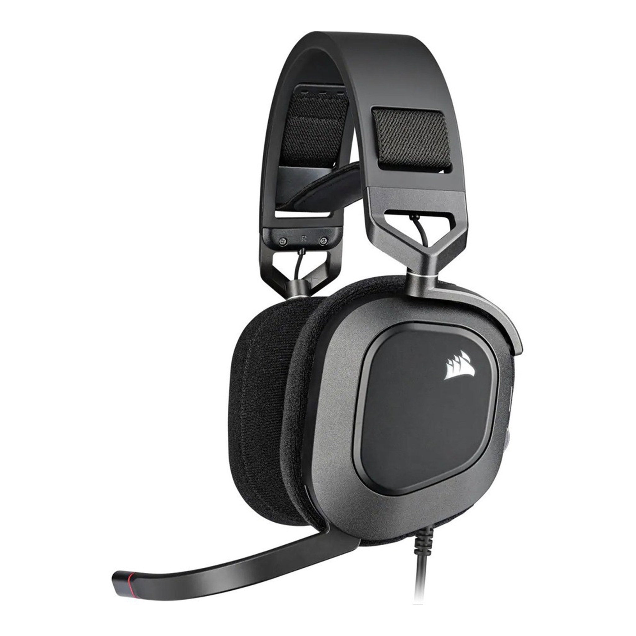 Corsair CA-9011237-NA HS80 RGB USB Wired 7.1 Gaming Headset - Carbon Black